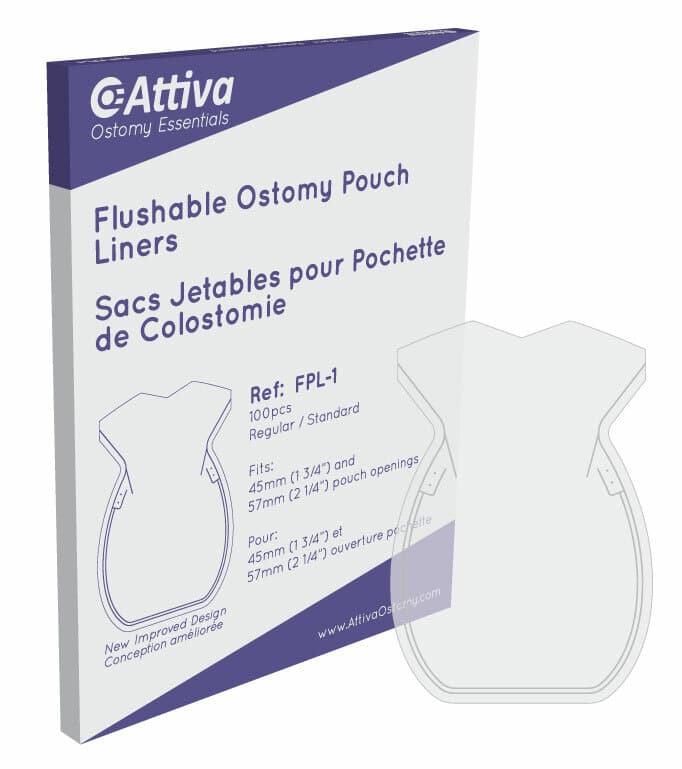 Flushable Ostomy Pouch Liner FPL-1 Inner Good Canada