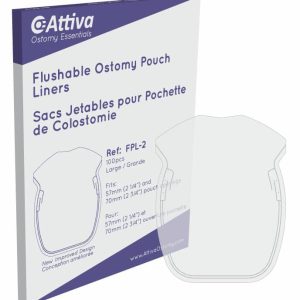 Flushable Ostomy Pouch Liners | Large | FPL-2 | Box of 100