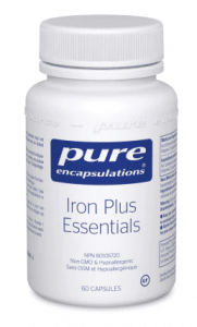 Pure Encapsulations Iron Plus Essentials | 60 Caps | Inner Good | Canada