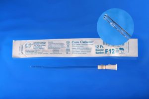 CURE F12 Female Intermittent Catheter - Straight | 12 Fr | Box of 30