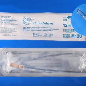 CURE M12U Medical® Intermittent Pocket Catheter | 12 Fr | Box of 30