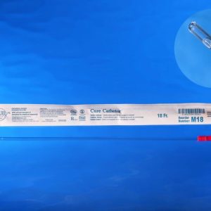 CURE M18 Intermittent Catheter | 18 Fr | Box of 30