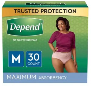 DEP 53742 | Depend® FIT-FLEX® Incontinence Underwear for Women | Medium | Package of 30