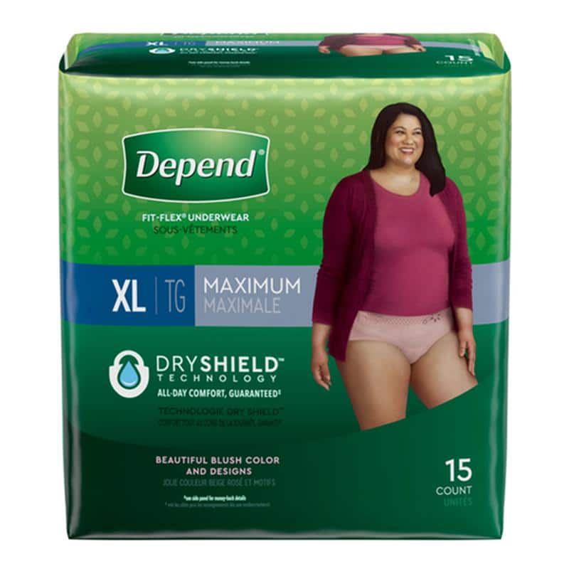 DEP 43586, Depend® FIT-FLEX®, Incontinence Underwear