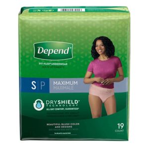 DEP 43586 | Depend® FIT-FLEX® Incontinence Underwear for Women | Small | Package of 19