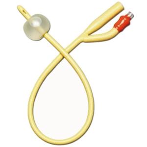 AS 41012S | Amsino Amsure 2-Way Siliconized Latex Foley Catheter | 12Fr | 5cc | Reinforced Tip | Sterile | Box of 10