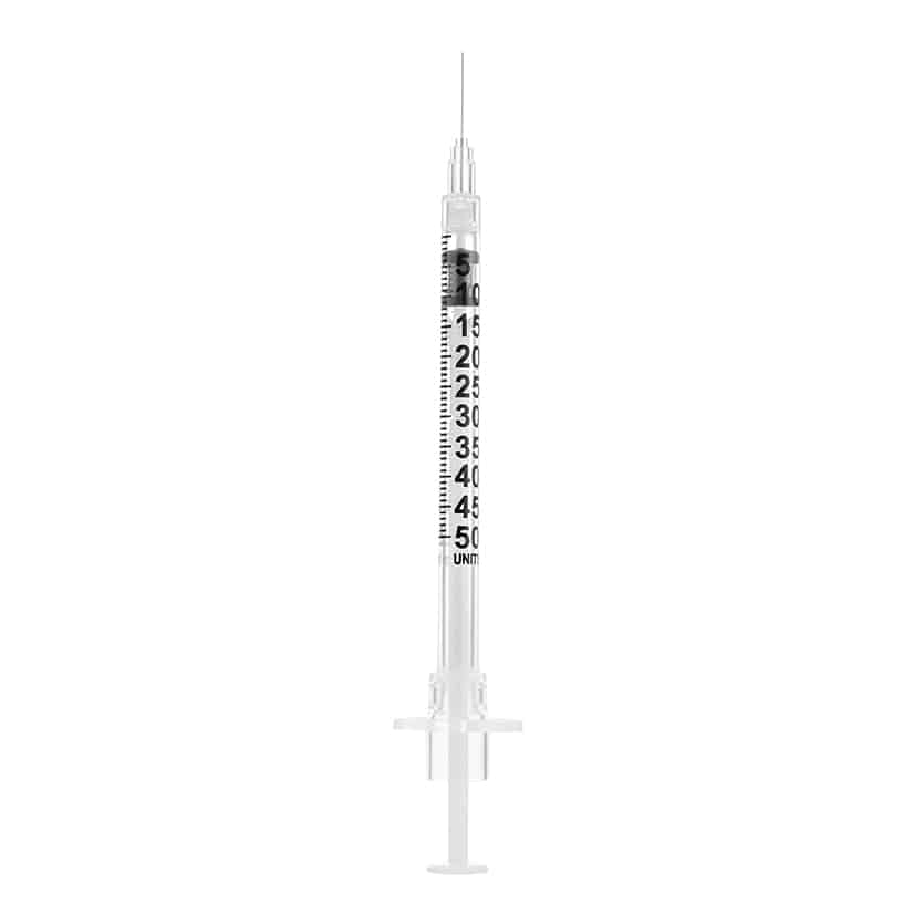 Sol-Care Safety Insulin Syringe | 0.5ml | 29G x 1/2" | SOLM 100002IM | Box of 100