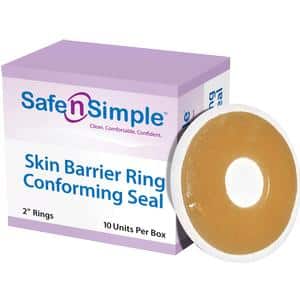 Safe n Simple SNS 684U2 | Conforming Adhesive 2" Seal/Ring | Box of 10