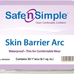 SNS 20630 | Safe n Simple Skin Barrier Arcs | 1" Wide | Box of 30
