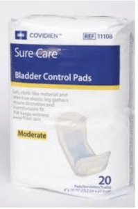 Covidien Sure Care Bladder Control Pads | Extra Heavy 4" x 12.5" | KND 1140A | 6 Bags