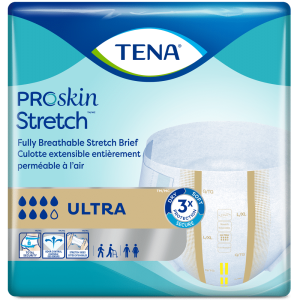 TENA Stretch Ultra Briefs | Medium/Regular 33" - 52" | 67802EA | 1 Bag of 36