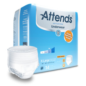 ATT APP0740 | Attends Underwear Ultimate Absorbency | X-Large 58" - 68" | 4 Bags of 14