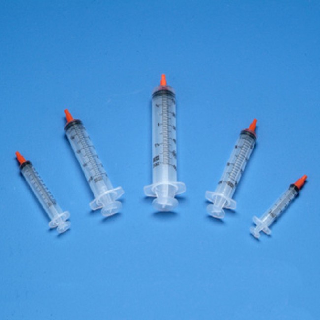 Neonatal External Feeding Syringes | Orange 60cc | CHS 54-5060 | Case of 75