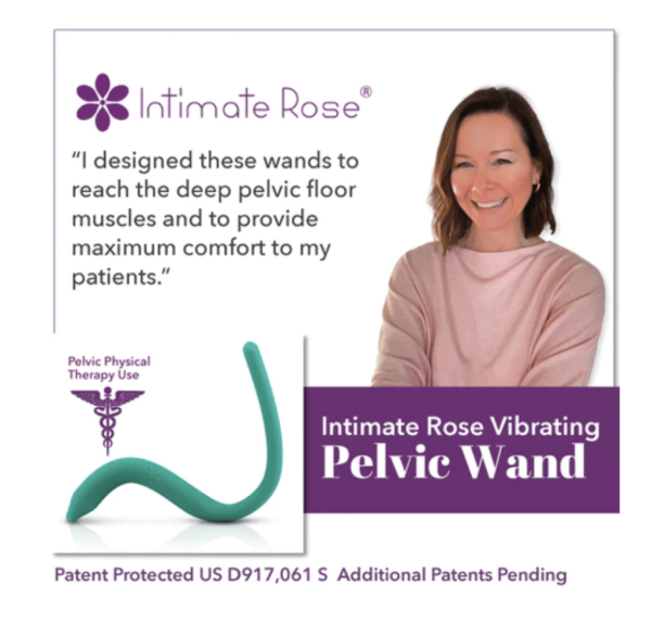Intimate Rose Vibrating Pelvic Wand | IR-021 | Green | 1 Item