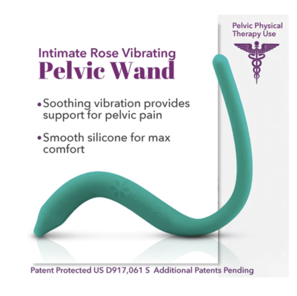 Intimate Rose Vibrating Pelvic Wand | IR-021 | Green | 1 Item