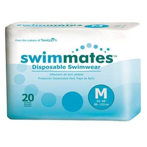 Tranquility Swimmates Disposable Swimwear | Medium 34" - 48" | 2845 | 4 Bags of 20