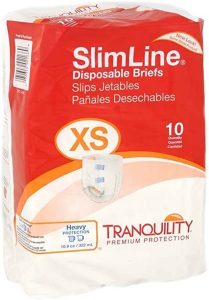Tranquility SlimLine Original Brief | X-Small 18" - 26" | 2166 | 10 Bags of 10