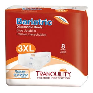 Tranquility SlimLine Original Brief | X-Large + Bariatric up to 90" | 2190 | 4 Bags of 8
