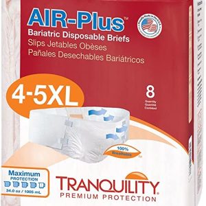 Tranquility SlimLine Original Brief | Air-Plus Bariatric 70" - 106" | 2195 | 4 Bags of 8