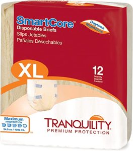Tranquility SmartCore Breathable Brief | X-Large 56" - 64" | 2314SC | 6 Bags of 12