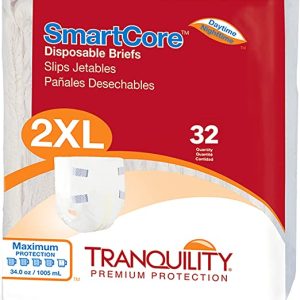 Tranquility SmartCore Breathable Brief | XX-Large 60" - 80" | 2315SC | 4 Bags of 8