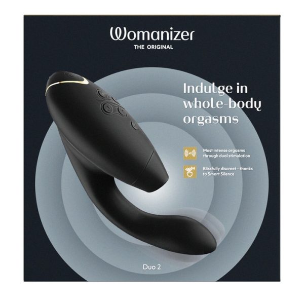 Womanizer Duo 2 - Clitoral & G-Spot Stimulator in Black | W600150 | 1 Item