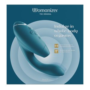 Womanizer Duo 2 - Clitoral & G-Spot Stimulator in Petrol | W600154 | 1 Item