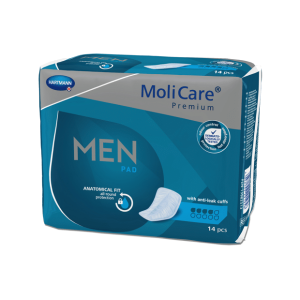 MoliCare Pad For Men Pad 4 | 168705 | 12 Bags of 14