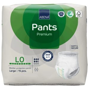 Abena Pants L0 39.3" - 55.1" | 1100ml | 1000021321 | 6 Bags of 15