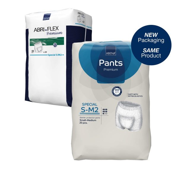 Abena Pants Special S-M2 23.6" - 43.3" | 1700ml | 1999905375 | 6 Bags of 20