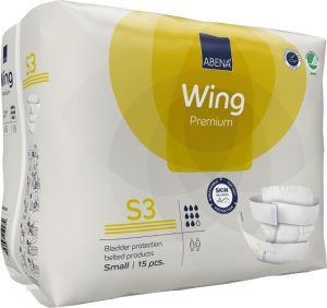 Abena Wing S3 19.7" - 33.4" | 2500ml | 1999905386 | 4 Bags of 15