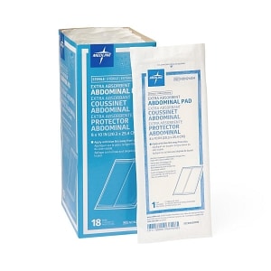 Medline Sterile Abdominal Pad | 8" x 10" | MDL NON21454 | Box of 18