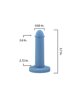 Intimate Rose Silicone Vaginal Dilator Size 3 | 3.7" x 0.83" | 1 Item