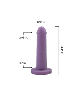 Intimate Rose Silicone Vaginal Dilator Size 4 | 4.45" x 0.95" | 1 Item