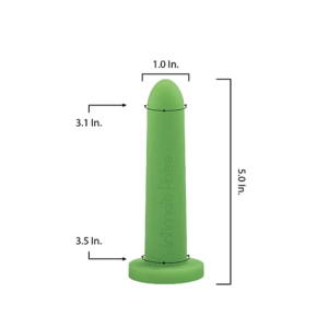 Intimate Rose Silicone Vaginal Dilator Size 5 | 5" x 1" | 1 Item