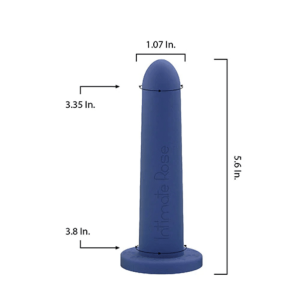 Intimate Rose Silicone Vaginal Dilator Size 6 | 5.6" x 1.07" | 1 Item