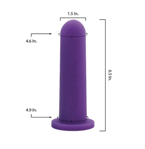 Intimate Rose Silicone Vaginal Dilator Size 8 | 6.5" x 1.5" | 1 Item