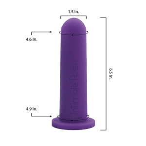 Intimate Rose Silicone Vaginal Dilator Size 8 | 6.5" x 1.5" | 1 Item