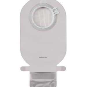 Coloplast 11482 | SenSura Mio Click Two-Piece Drainable Pouch | Coupling Blue 60mm | Neutral Grey | Box of 10