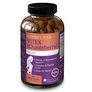 Intimate Rose Vitex (Chasteberry): Hormone Balance, Natural PMS Support | 60 Vegetarian Capsules