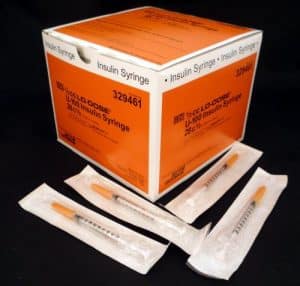 Becton Dickinson Micro-Fine Lo-Dose Insulin Syringe w/ Needle | 0.5ml | 28G x 1/2" | BD 329461 | Box of 100