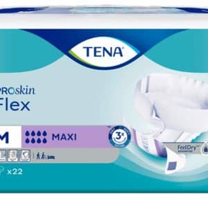 Tena Flex Belted Briefs Overnight | Size 12 28" - 42" | 67837 | 3 Bags of 22