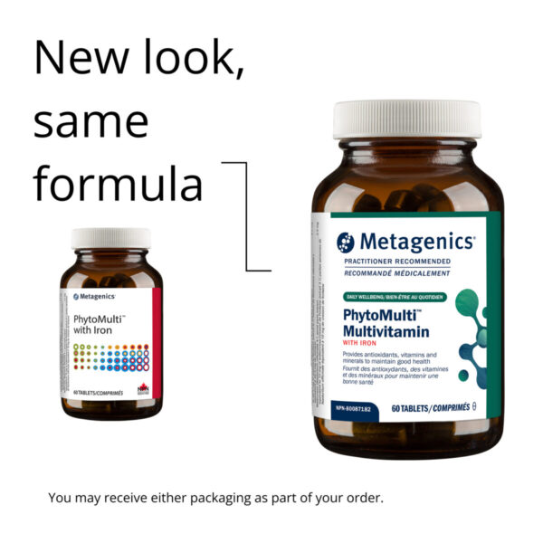 Metagenics PhytoMulti Multivitamin with Iron | PHYIRCAN | 60 Tablets