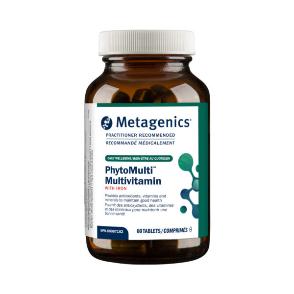 Metagenics PhytoMulti Multivitamin with Iron | PHYIRCAN | 60 Tablets