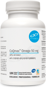 Xymogen CoQmax Omega 50mg | Cardiovascular Support | Gastrointestinal Support | 120 Softgels