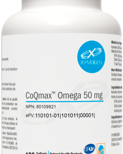 Xymogen CoQmax Omega 50mg | Cardiovascular Support | Gastrointestinal Support | 120 Softgels