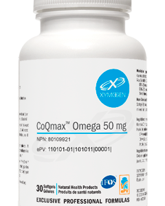 Xymogen CoQmax Omega 50mg | Cardiovascular Support | 30 Softgels