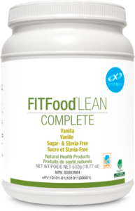 Xymogen FIT Food Lean Complete Vanilla Sugar - & Stevia-Free | Antioxidant Activity | Sports Nutrition | 14 Servings