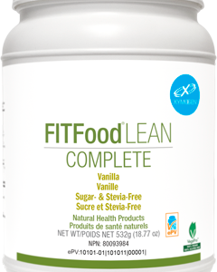 Xymogen FIT Food Lean Complete Vanilla Sugar - & Stevia-Free | Antioxidant Activity | Sports Nutrition | 14 Servings