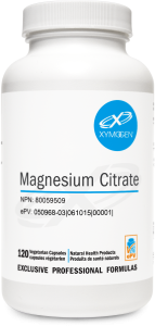 Xymogen Magnesium Citrate | 120 Capsules